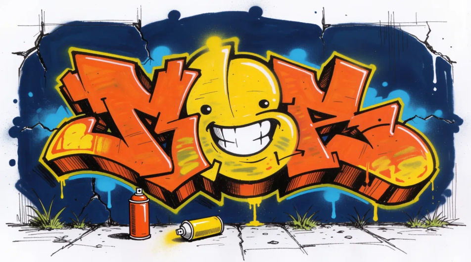 Piece across a long wall