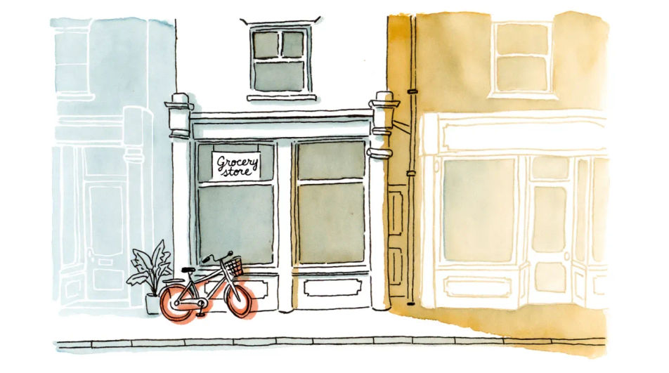 Storefront from across the street