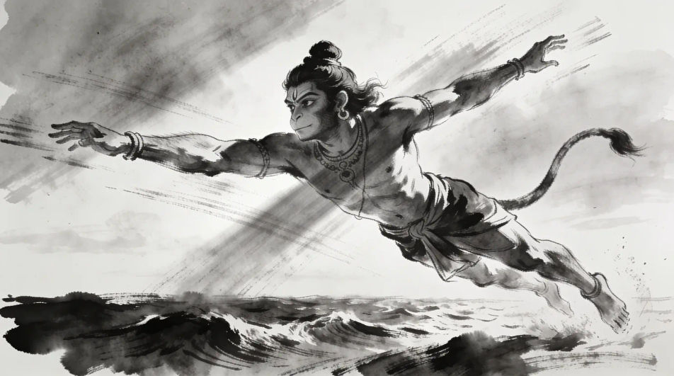 Leap across the sea