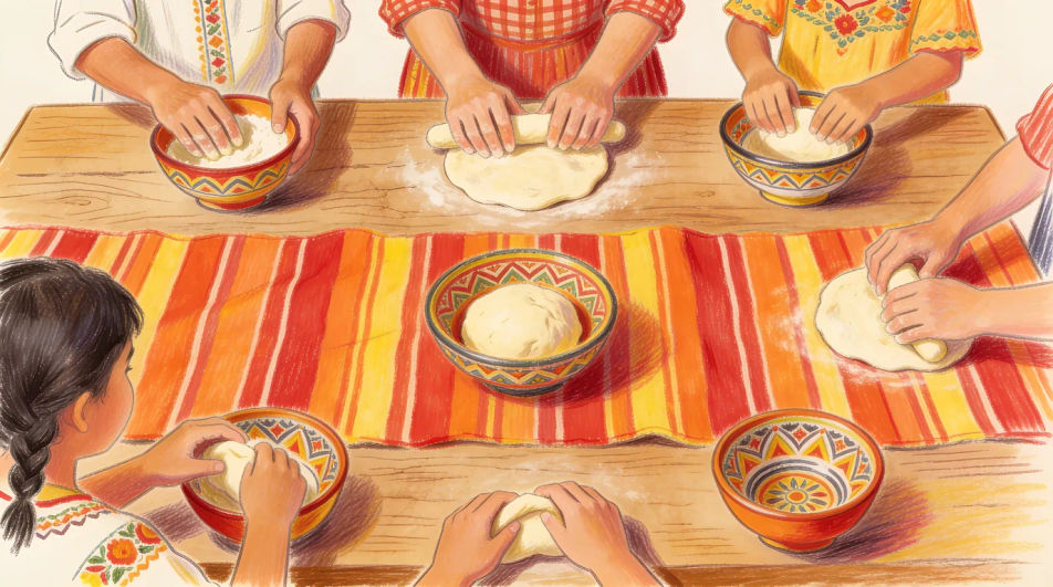 Family kitchen table