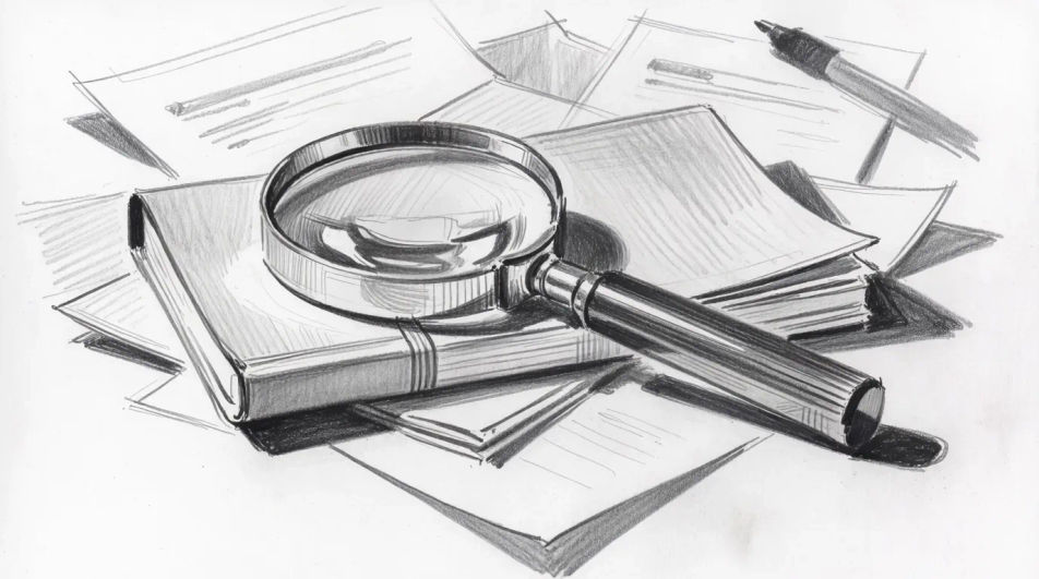 Desk of clues