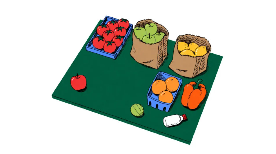 Top-down stall table