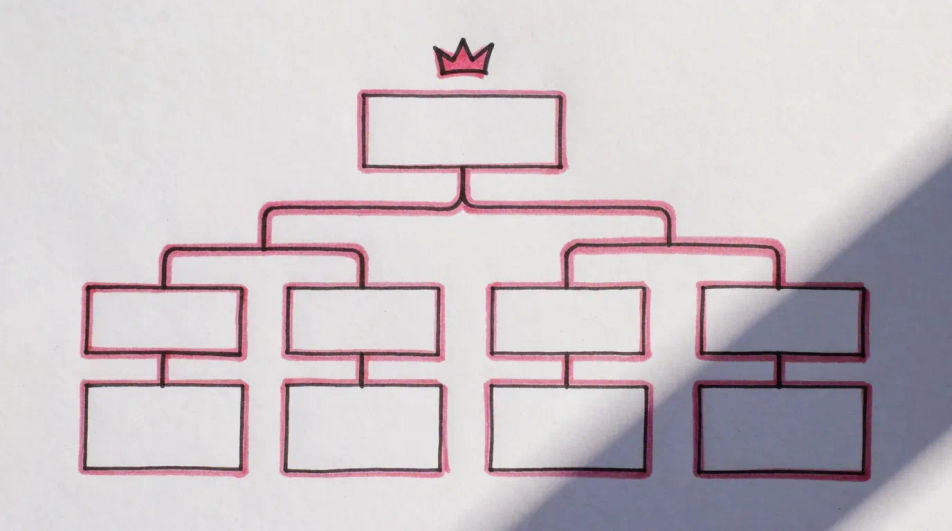 Line of succession diagram