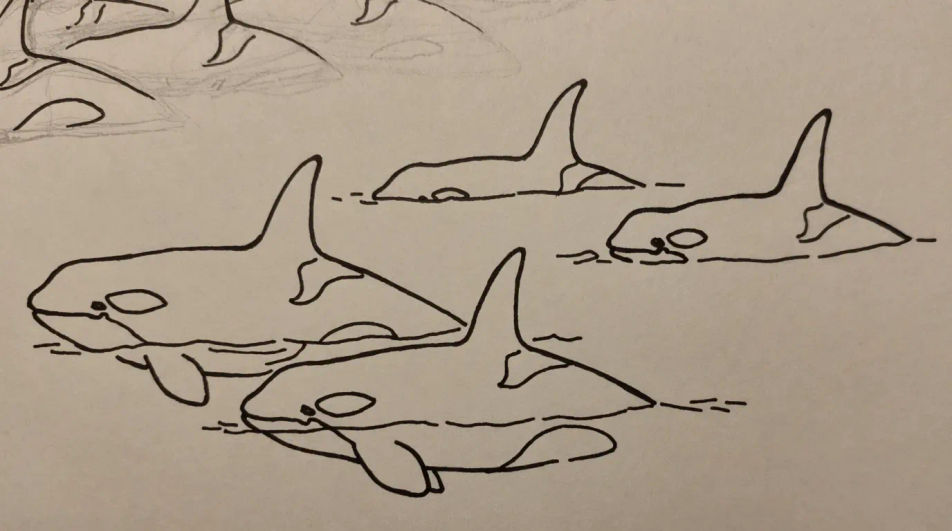 Pod crossing the page