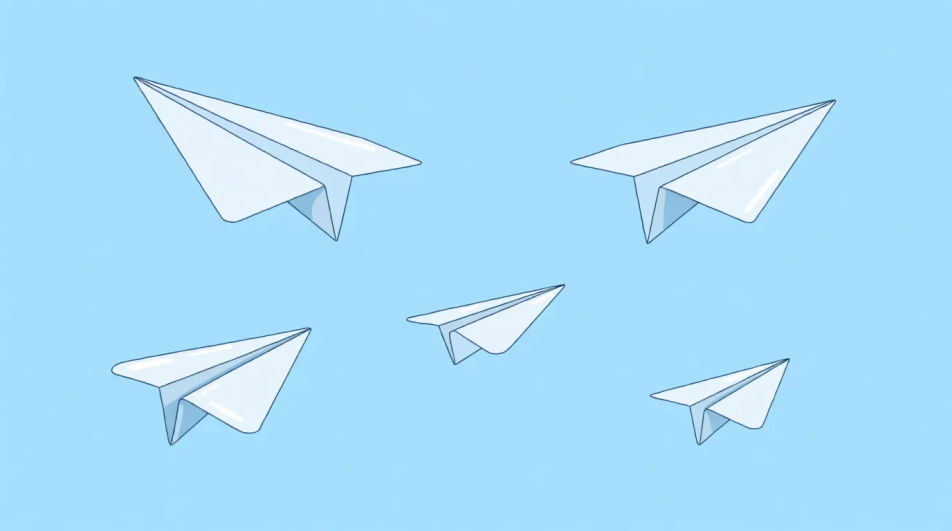 Squadron of gliders