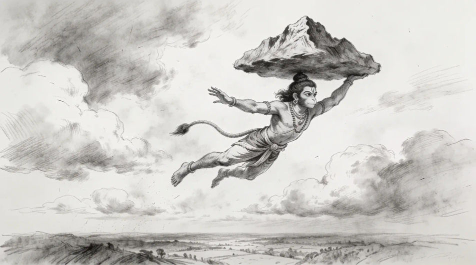 Carrying the mountain