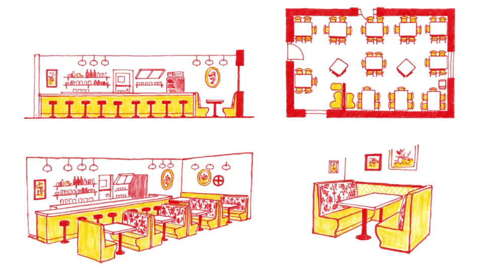 Interior concept board