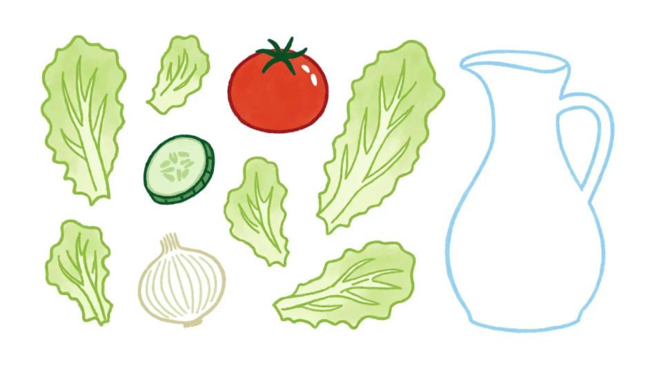 Ingredients laid out