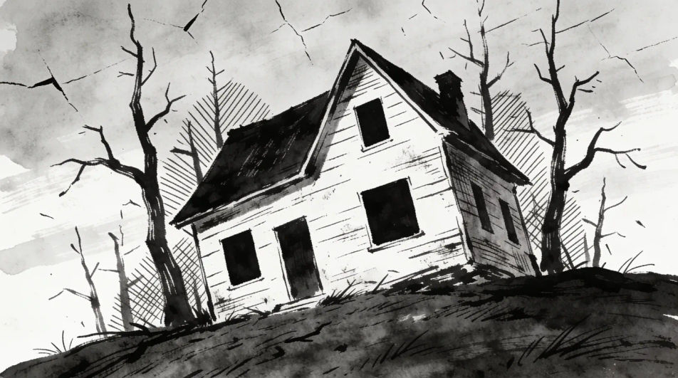 Haunted house on the hill