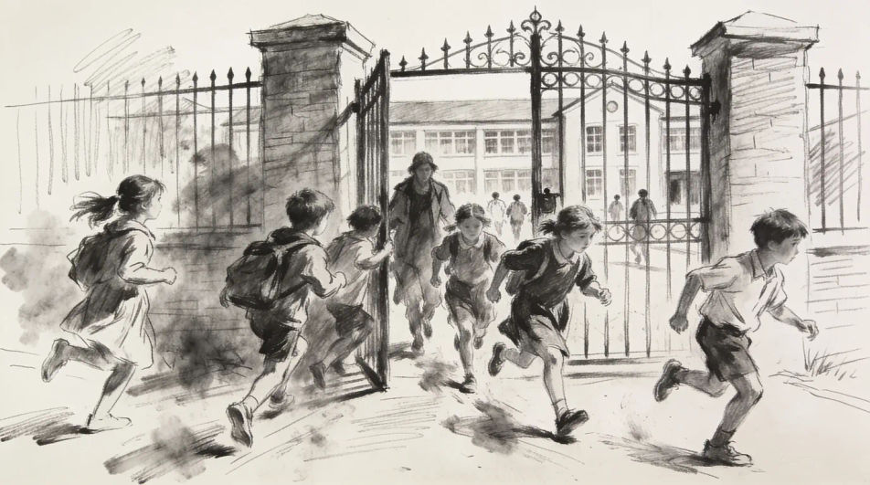 Gate at home time