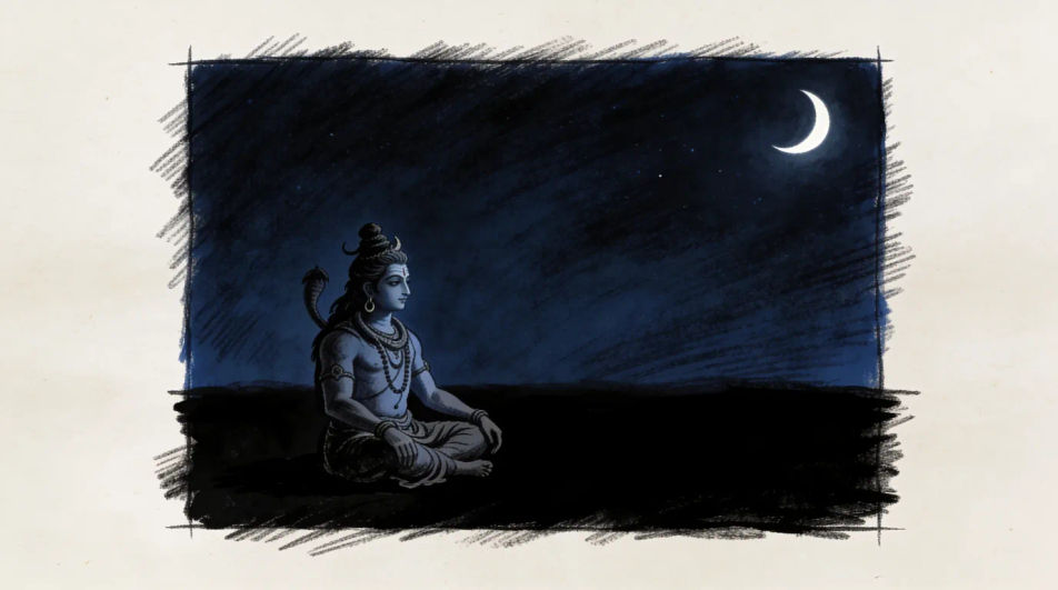 Mahashivratri night sky