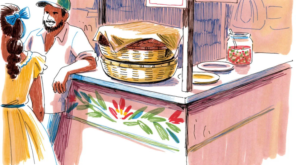 Street stall counter