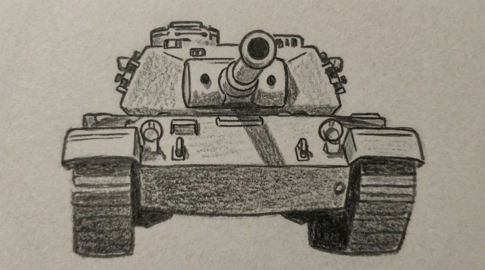 Head-on down the barrel