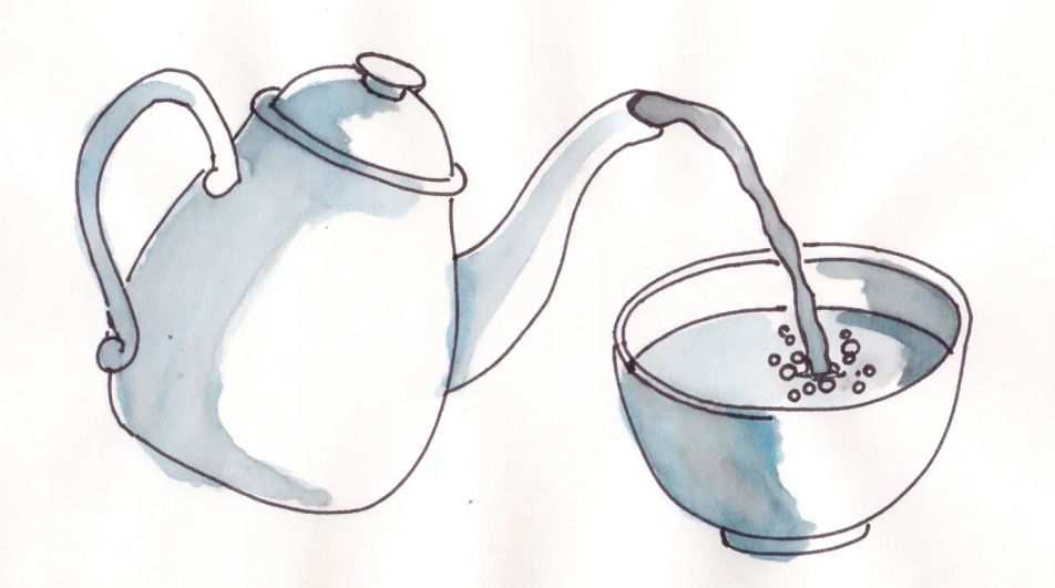 Pouring into a cup