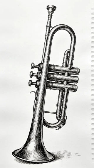 Trumpet Drawing | Morphic