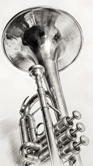 Trumpet Drawing | Morphic