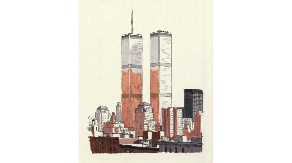 Towers above a low skyline