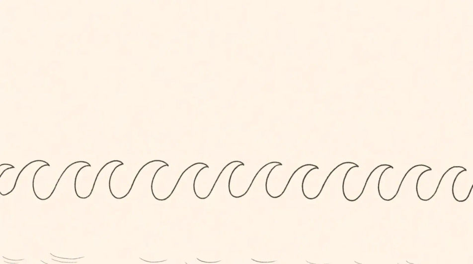 Repeating wave border