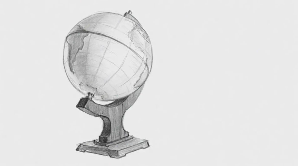 Globe on a stand