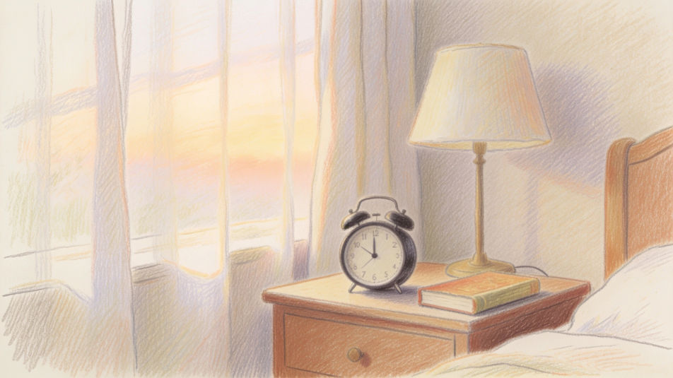 Bedside at dawn