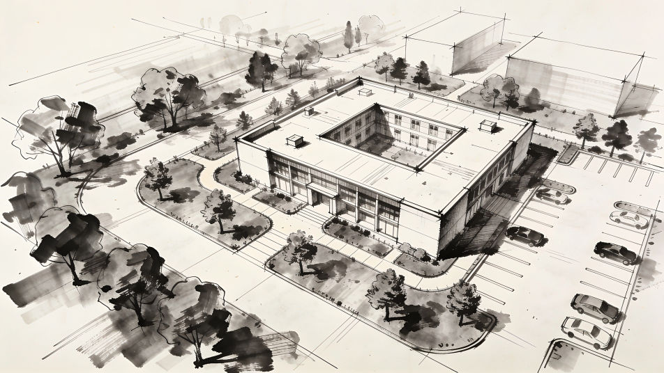 Site sketch from above