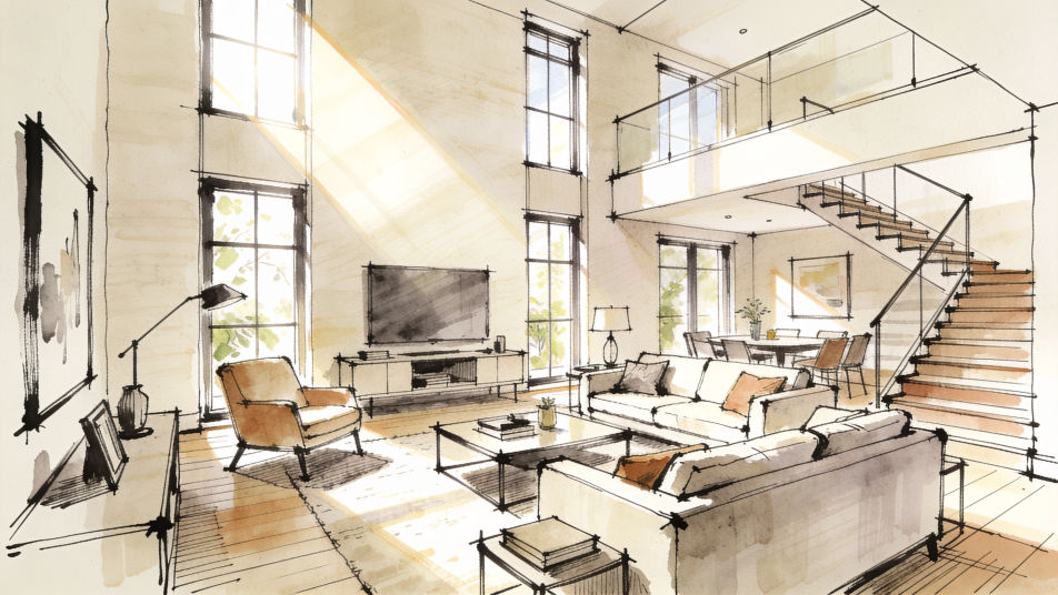 Interior perspective