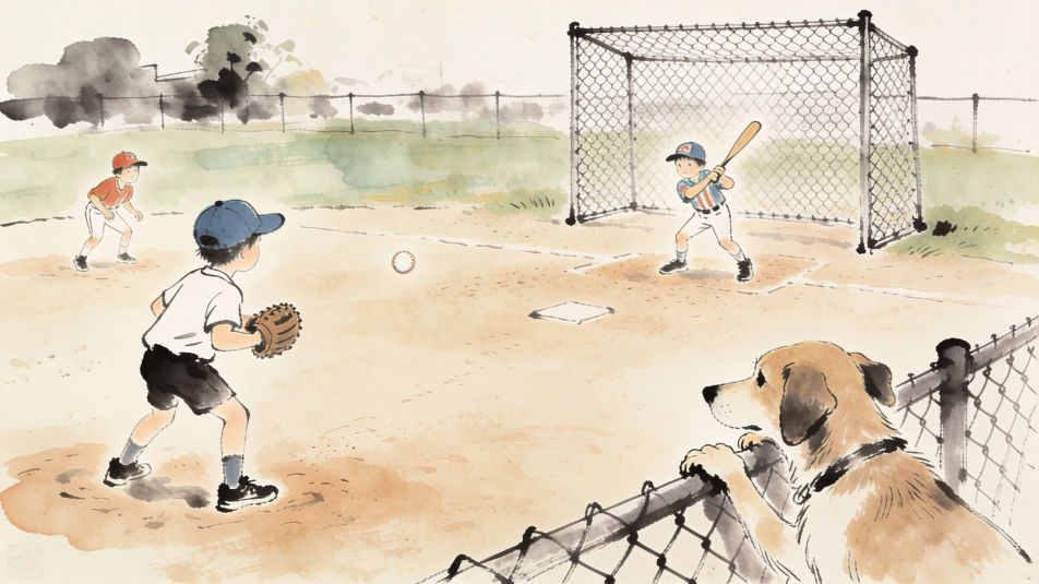 Neighborhood sandlot game