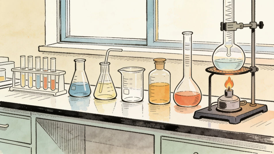 Lab bench lineup