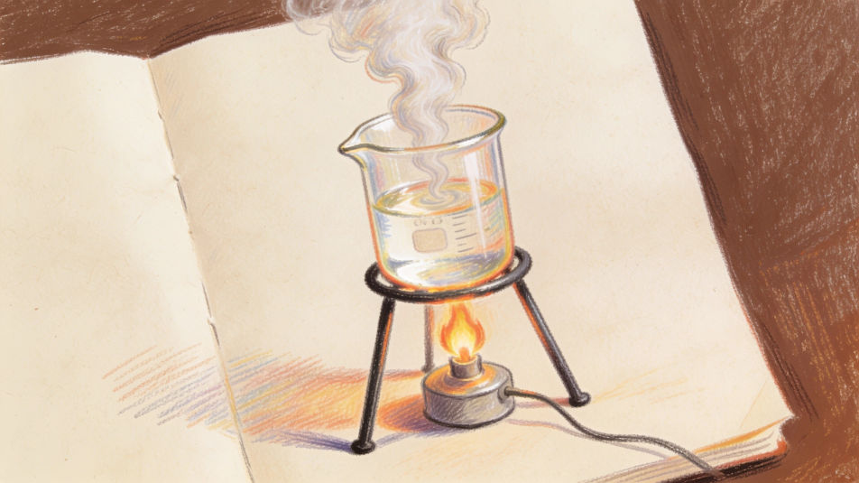 Beaker on a stand