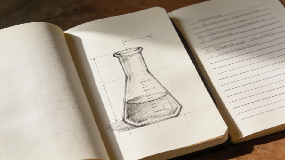 Science notebook page