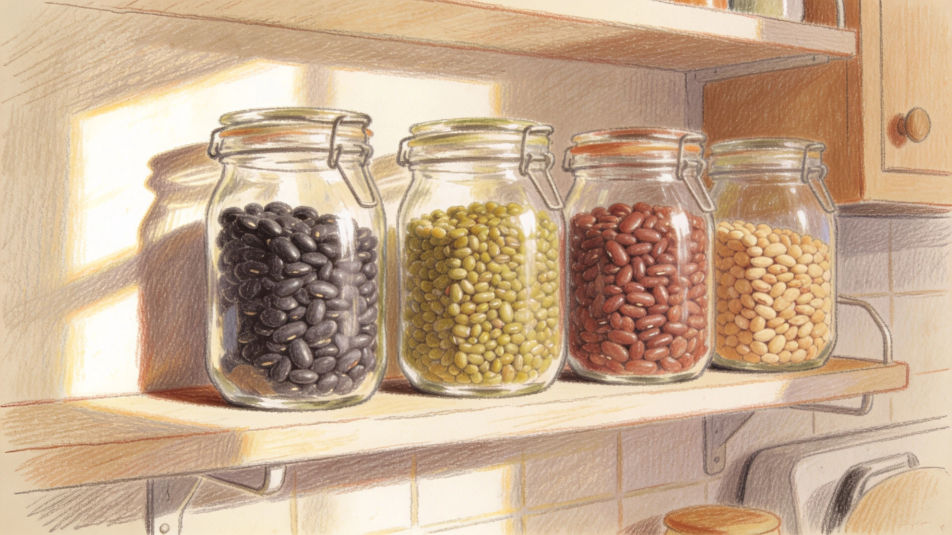 Kitchen counter of pulses