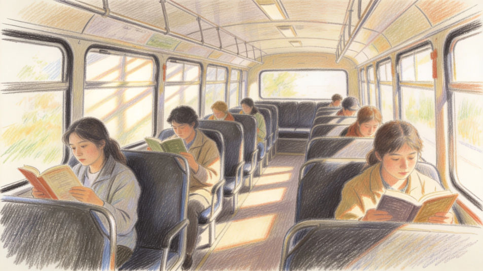 Inside the bus