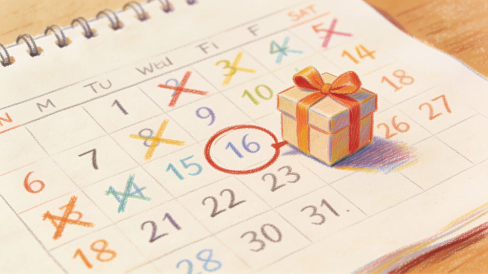 Countdown calendar