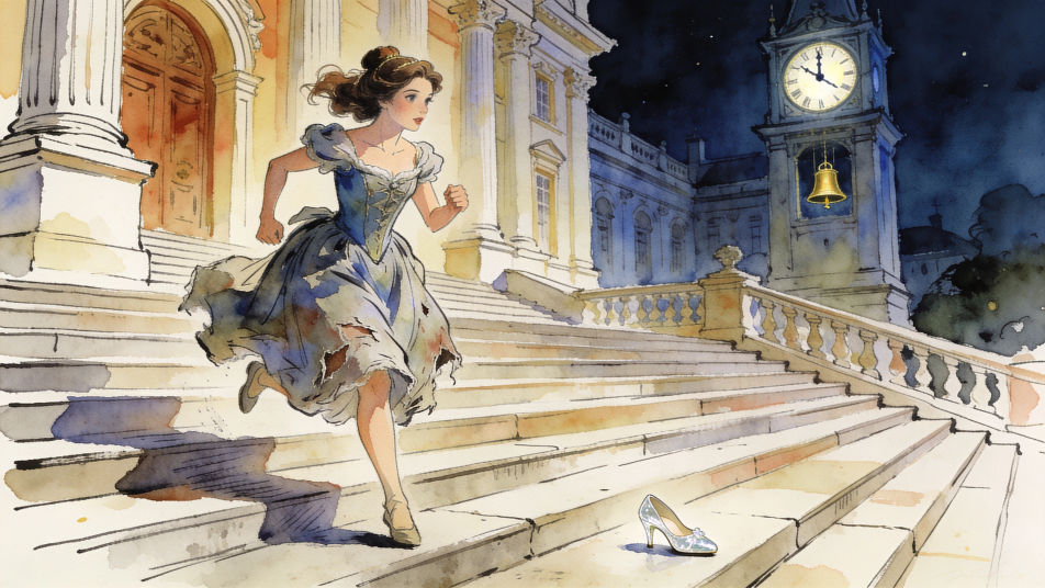 Midnight on the stairs