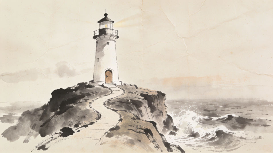 Lighthouse on the edge