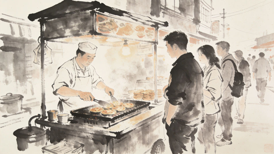 Street food griddle