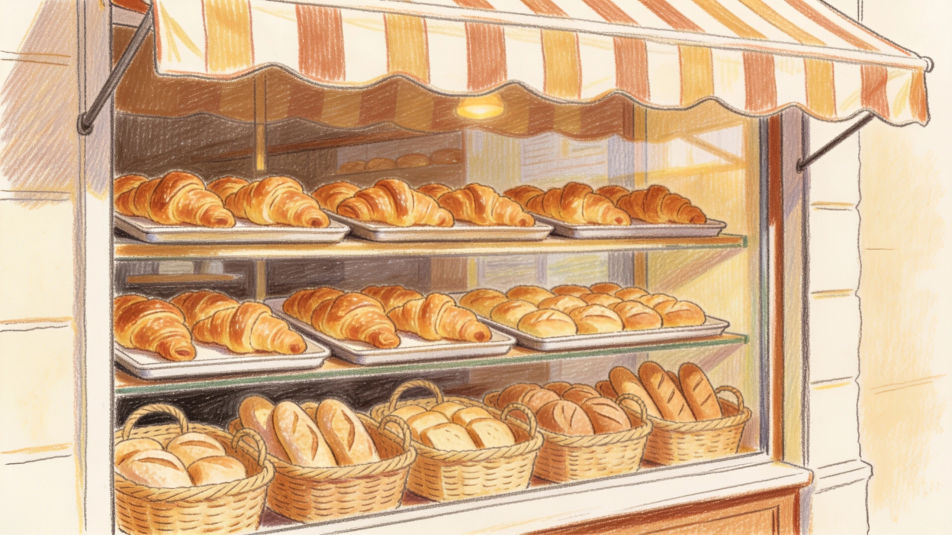 Bakery window display