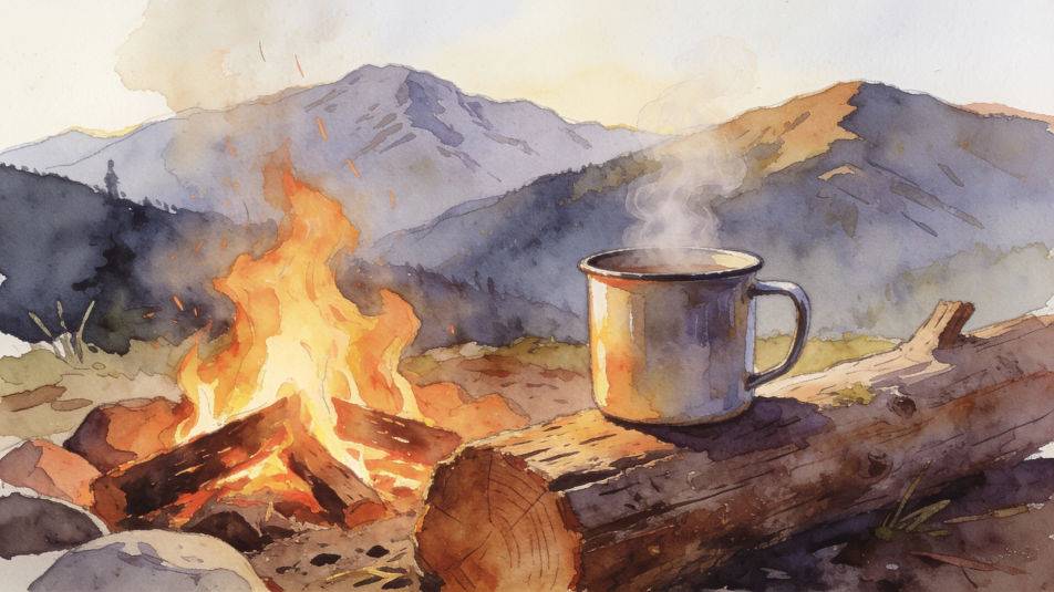 Campfire morning
