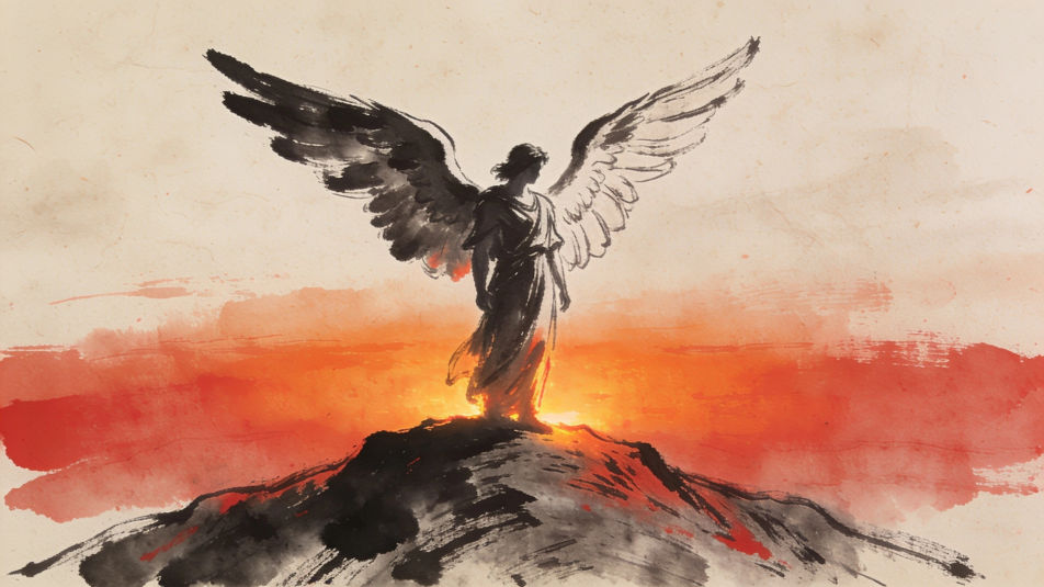 Demon over a burning horizon