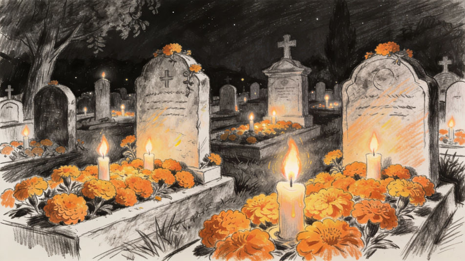 Cemetery vigil