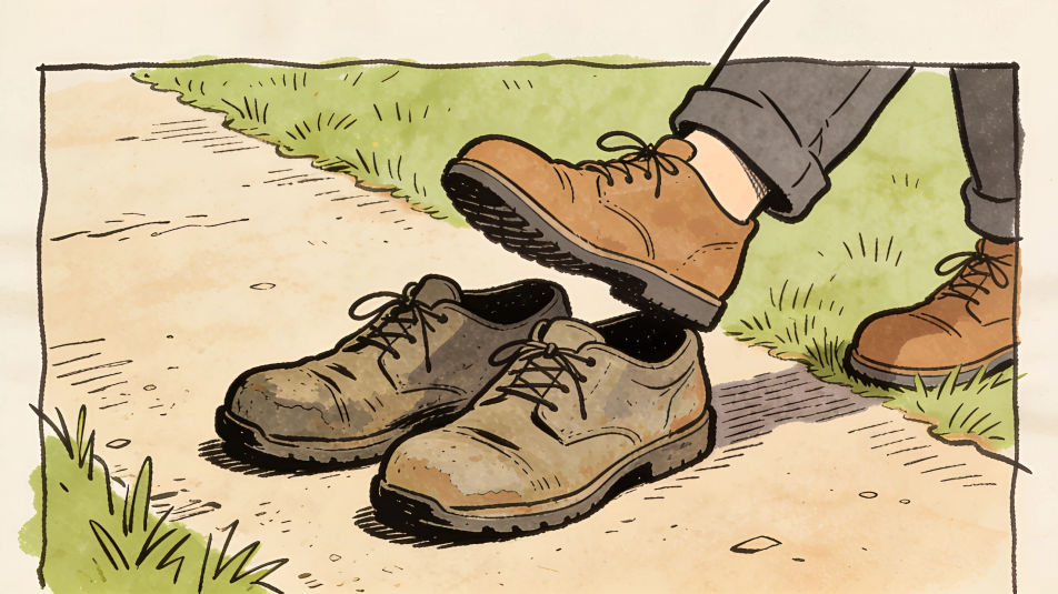 Walking in someone's shoes