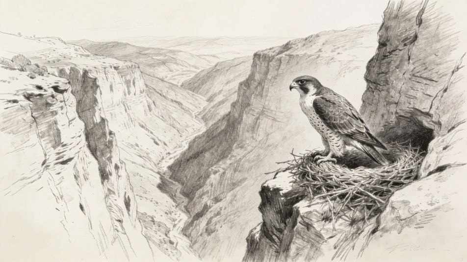 Cliff ledge nest