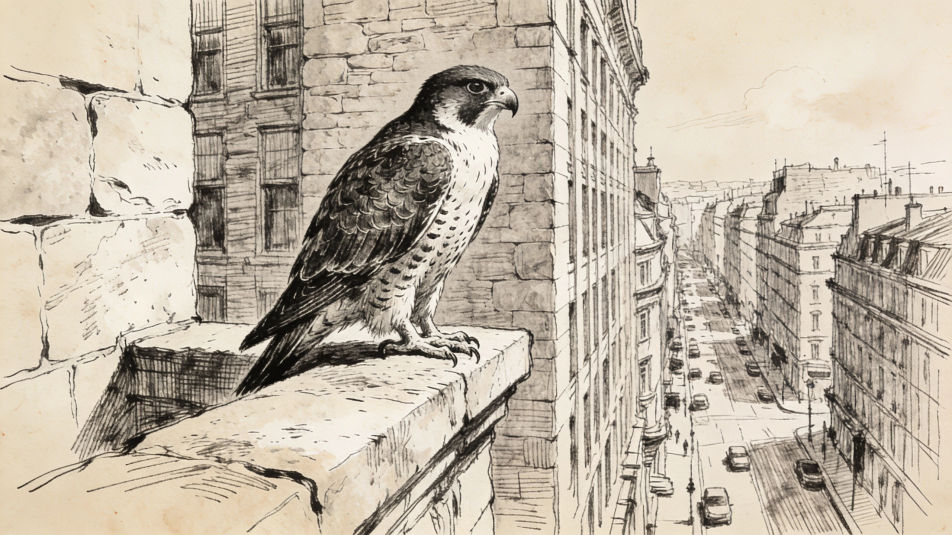 City ledge perch