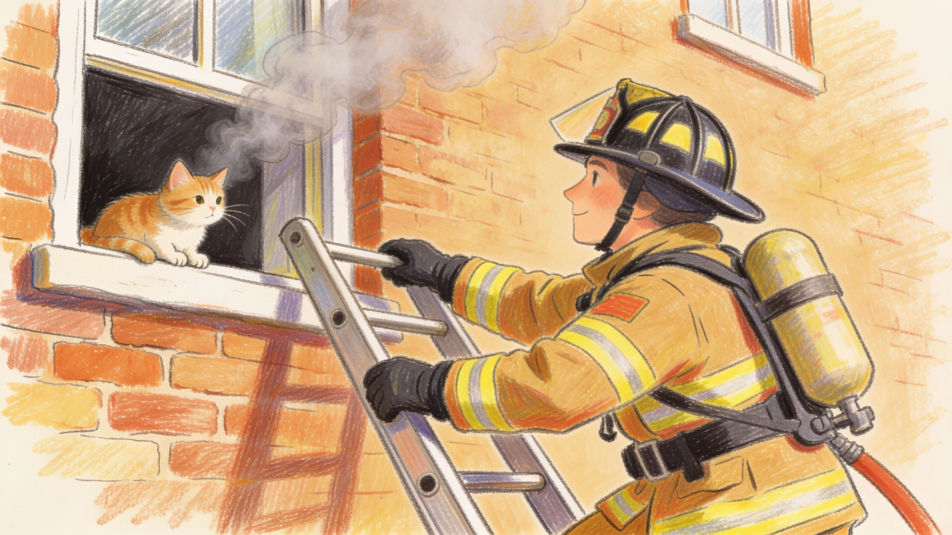 Rescue from a window