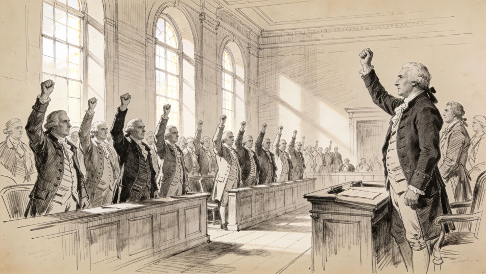 The tennis court oath