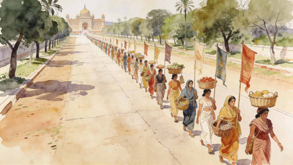 Women marching to Versailles