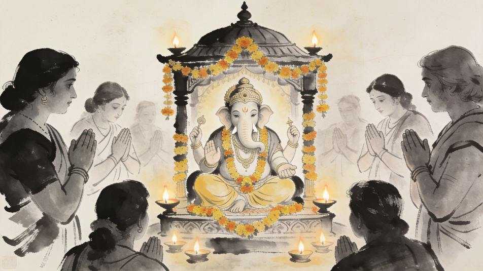 Ganesh Chaturthi pandal
