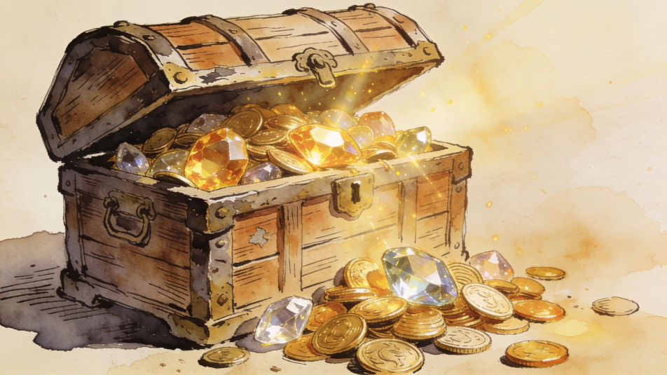 Treasure chest spill