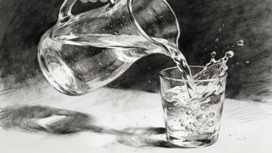 Pouring water