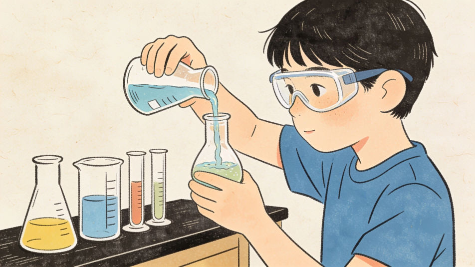Science lab bench